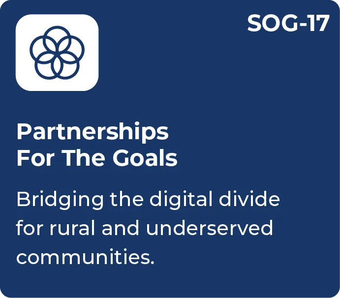 Partnerships for the goals supporting collaboration to bridge the digital divide in underserved communities